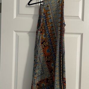 Bohemian Print Mini Dress